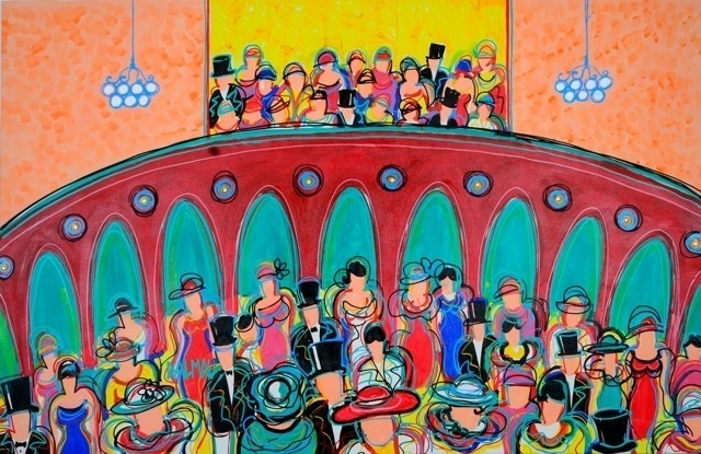 O artista espanhol David Dalmau tem 20 de suas obras expostas na mostra inédita "A Festa de Dalmau", em cartaz de 10 de dezembro, às 20h, até 14 de fevereiro de 2016, no hotel Blue Tree Premium Faria Lima. A curadoria é da jornalista e fotógrafa Adriana Guidolin. - Divulgação