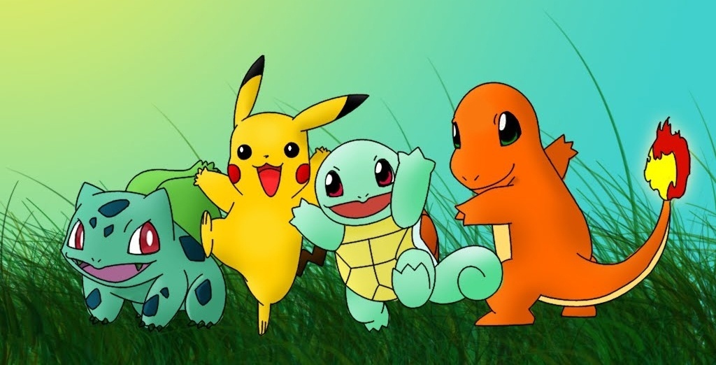 Imagem ilustrativa - 10 coisas que não podem faltar no próximo Pokémon/ Pikachu, Charmander, Squirtle e Bubassauro - Divulgação