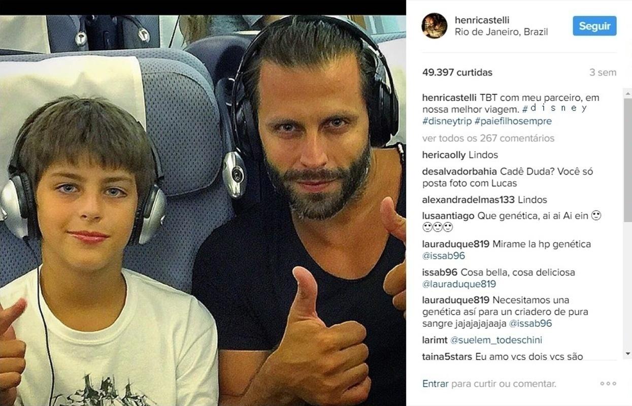 Lucas e Henri Castelli - Reprodução/Instagram