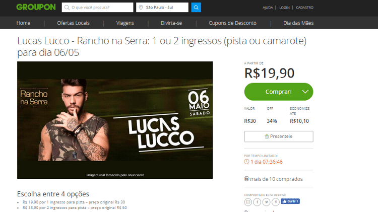 Lucas Lucco faz show a 19,90 - Reprodução - Reprodução