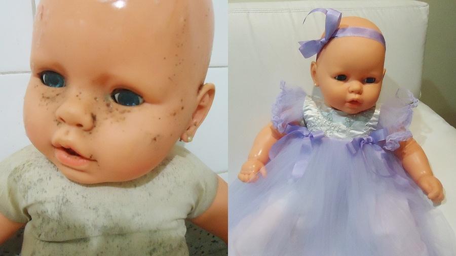 O trabalho de restauração das bonecas é conduzido por duas irmãs, Dilcea e Dora Cypreste - Acervo pessoal