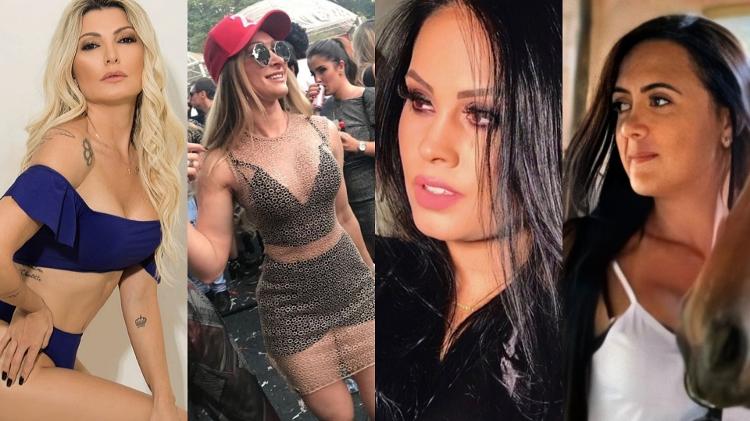 Antônia Fontenelle, Priscila Caroline, Jessiany Borges e Grazi Cária - Reprodução/Instagram - Reprodução/Instagram