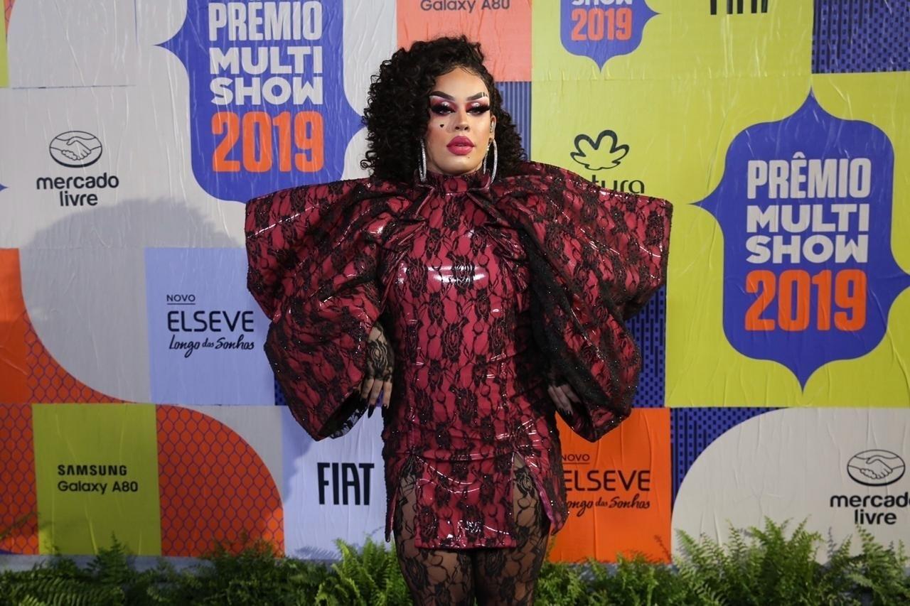 A cantora Gloria Groove chega para o Prêmio Multishow - Roberto Filho/Brazil News