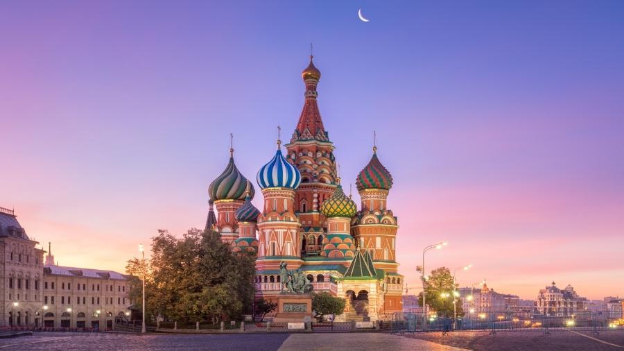 Catedral de São Basílio em Moscou, na Rússia - Getty Images/iStockphoto