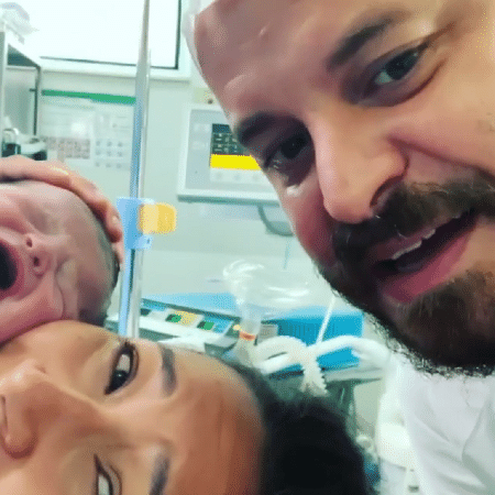 Paulinho Serra comemora nascimento da sua terceira filha, Luz - Reprodução/Instagram/@paulinhoserra10