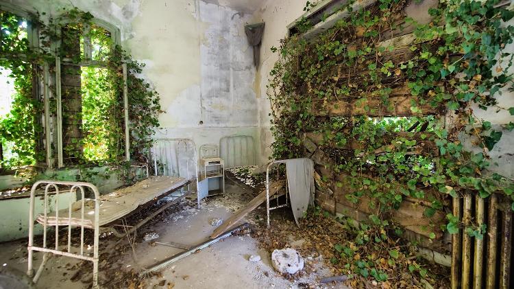Ruínas do Hospital da ilha de Poveglia - Getty Images