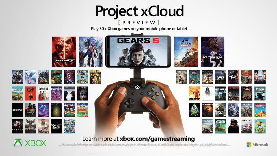 xCloud permite games de Xbox no celular por streaming - Divulgação/Microsoft