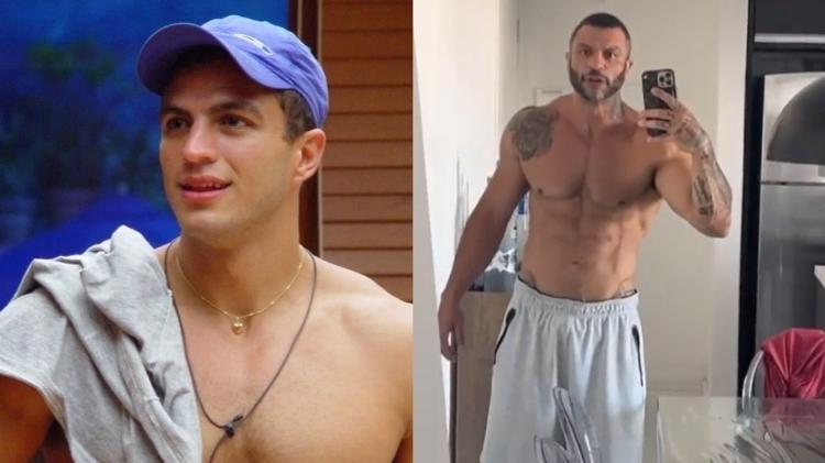 Antes e depois de Bambam, campeão do BBB 1, chocou os fãs Antes e depois de Bambam, campeão do BBB 1, chocou os fãs
