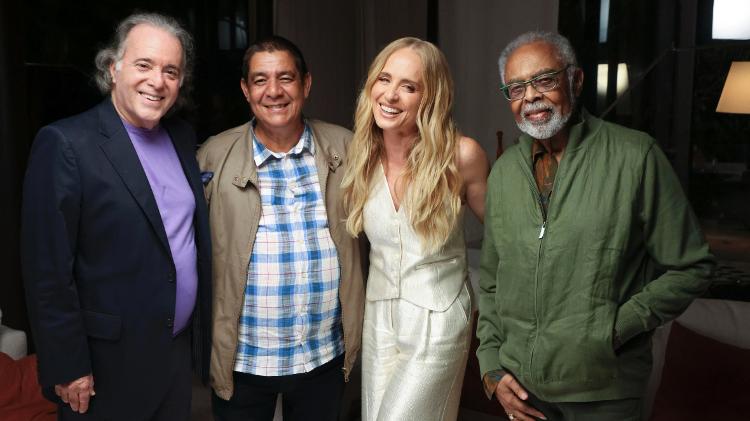 Tony Ramos, Zeca Pagodinho, Angélica e Gilberto Gil em '50 & Uns'