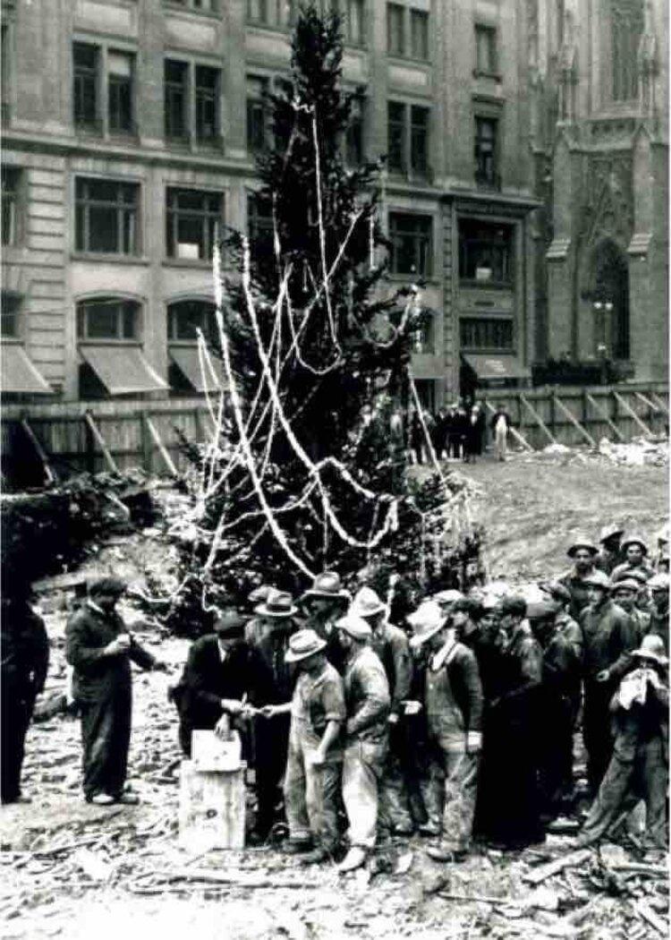Árvore de Natal do Rockefeller Center, em 1931