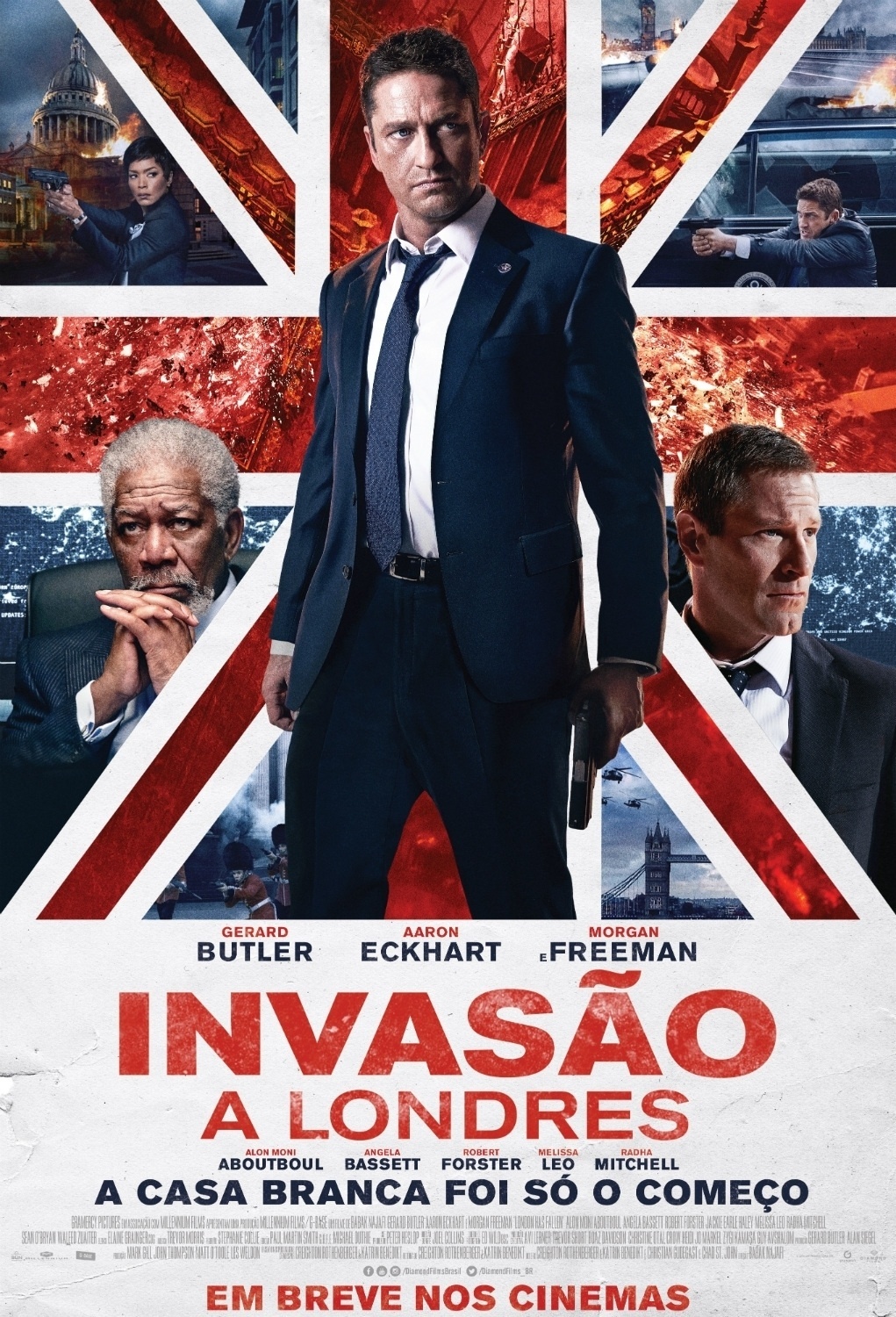 Pôster do filme "Invasão a Londres" - Divulgação