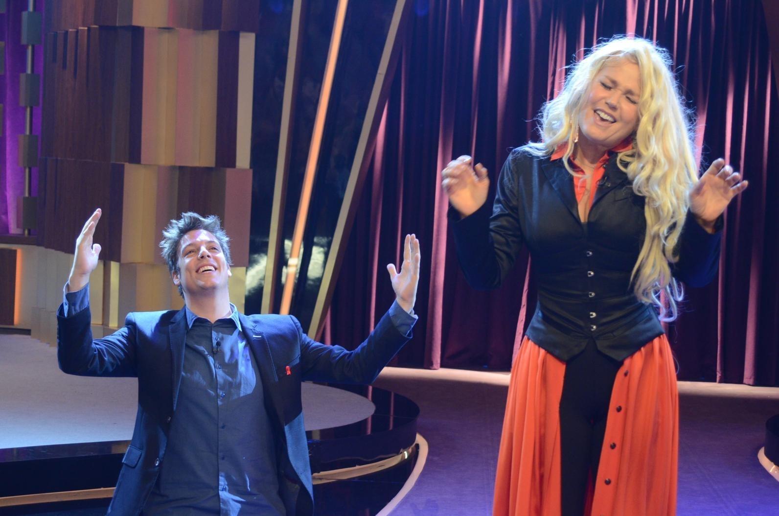 Xuxa com Fábio Porchat - Antonio Chahestian/Record TV