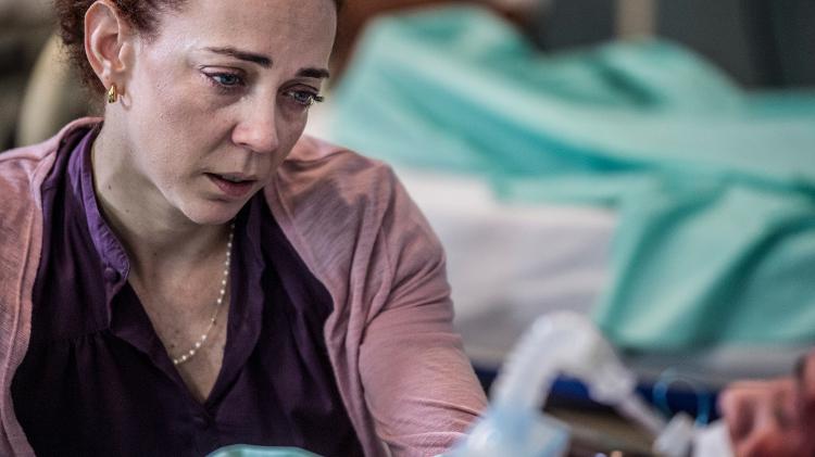 Lala Garin em "Sob Pressão" - Mauricio Fidalgo/Divulgação/TV Globo - Mauricio Fidalgo/Divulgação/TV Globo