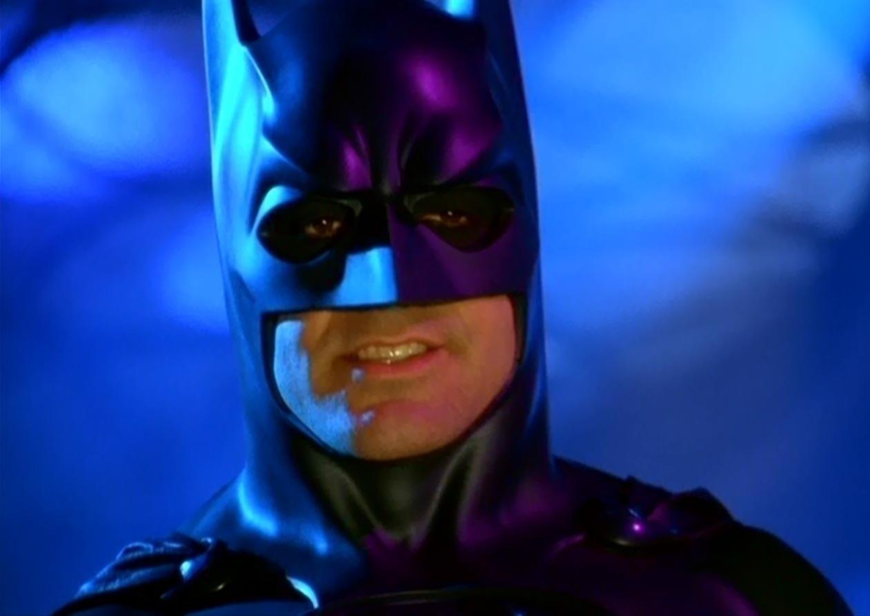 George Clooney em cena de "Batman e Robin" (1997) - Divulgação