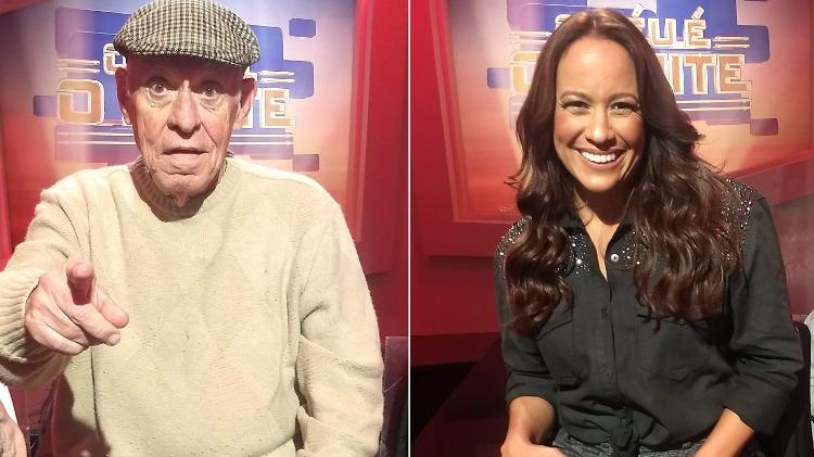 Silvio Luiz e Renata Alves serão os convidados de "O Céu é o Limite", sábado, na RedeTV! - Divulgação/RedeTV! - Divulgação/RedeTV!