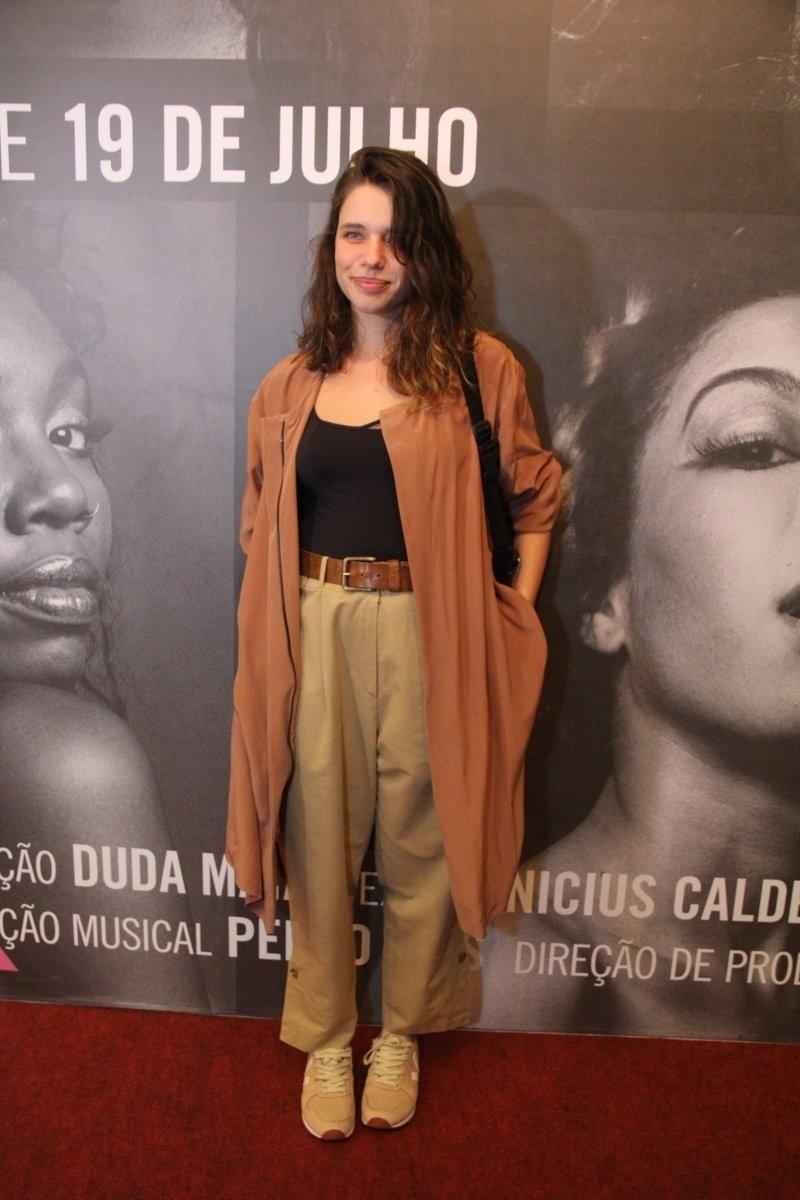 Bruna Linzmeyer prestigia sessão especial do musical "Elza", sobre a trajetória de Elza Soares, no Teatro Riachuelo, Centro do Rio  - Ag.News