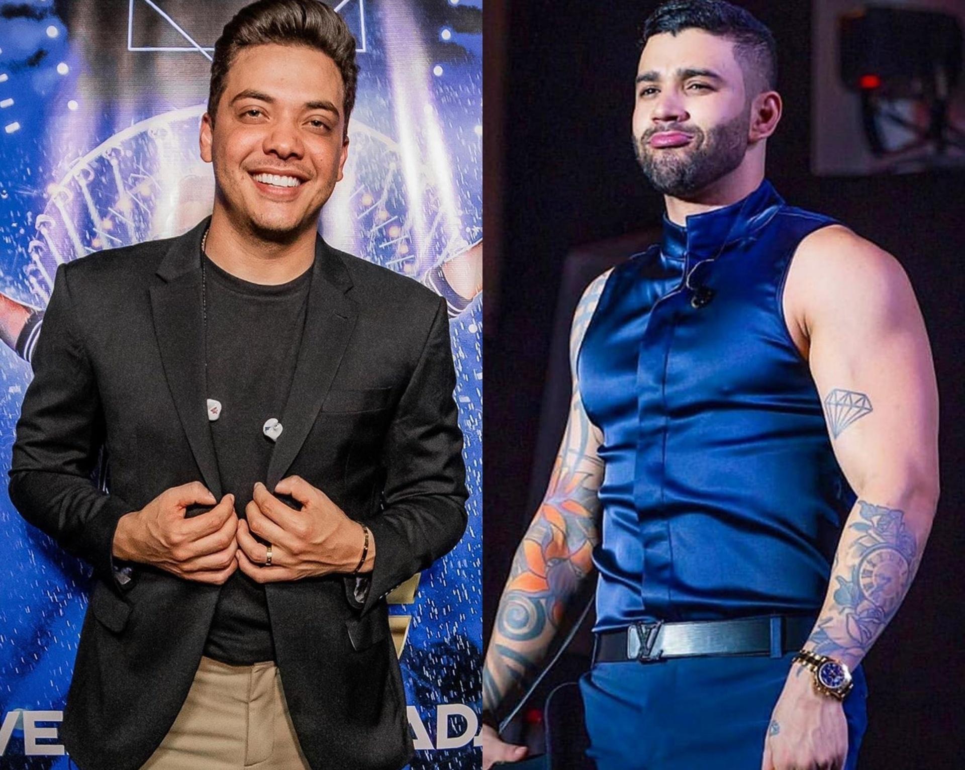 Gusttavo Lima e Wesley Safadão. (Foto: Reprodução)