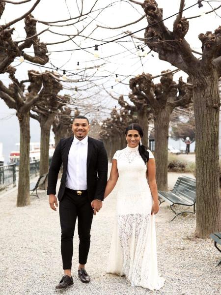 Naldo Benny e Moranguinho renovam votos de casamento em parque na Itália - Reprodução/Instagram
