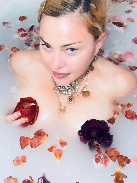 Madonna publica foto na banheira - Reprodução/Instagram 