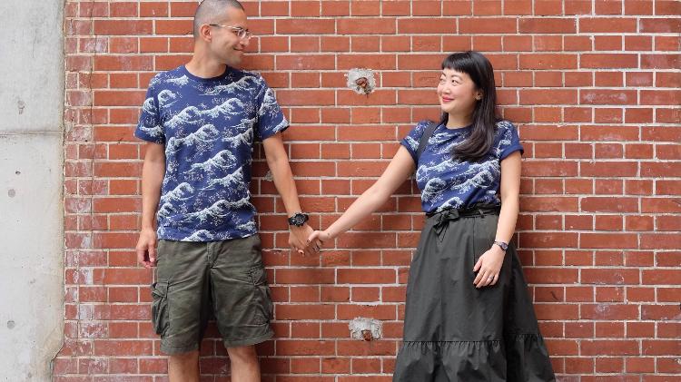 Carlos e Denise moram há quatro anos no Japão - Arquivo pessoal - Arquivo pessoal