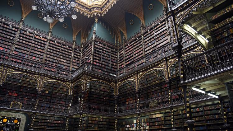 Real Gabinete Português de Leitura, no Rio de Janeiro - Alexandre Macieira/RioTur - Alexandre Macieira/RioTur