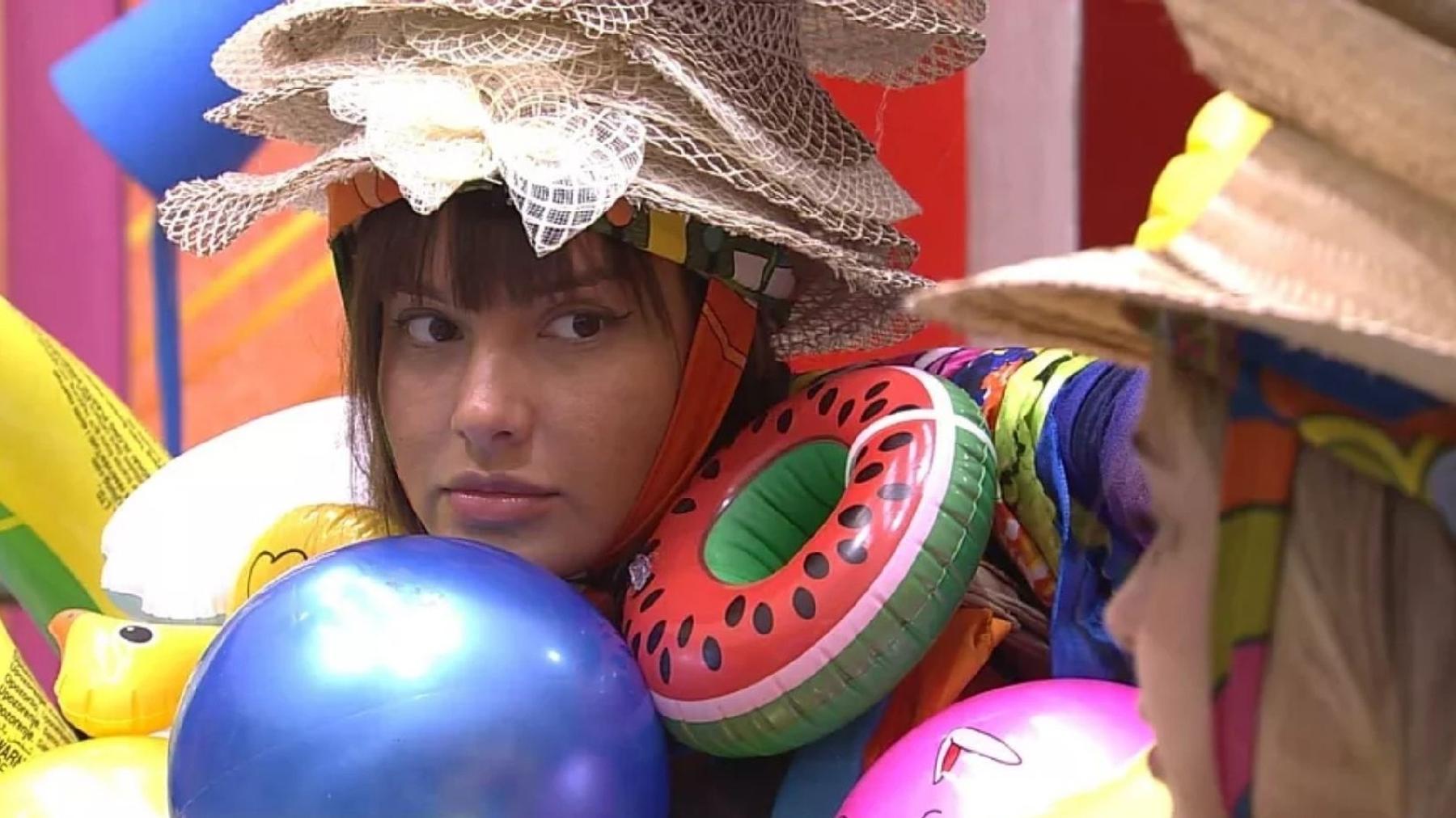 BBB 21: Thaís no castigo do monstro - Reprodução/Globoplay