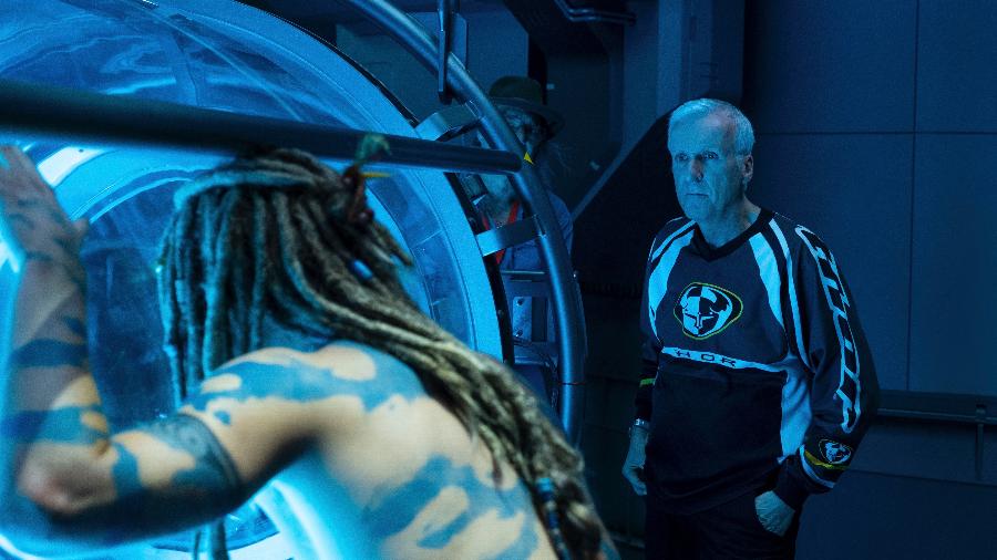 Diretor James Cameron nos bastidores de "Avatar: O Caminho da Água" - Mark Fellman/20th Century Studios