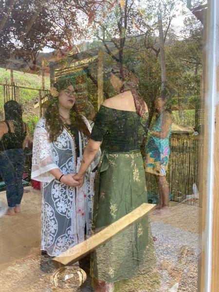 Pâmela e Ana, em vivência de cuidados paliativos Pâmela e Ana, em vivência de cuidados paliativos