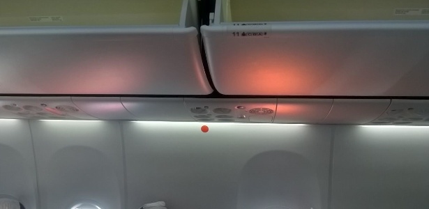 Um círculo laranja marca o interior das aeronaves da Gol  - Divulgação/Gol Linhas Aéreas - Divulgação/Gol Linhas Aéreas