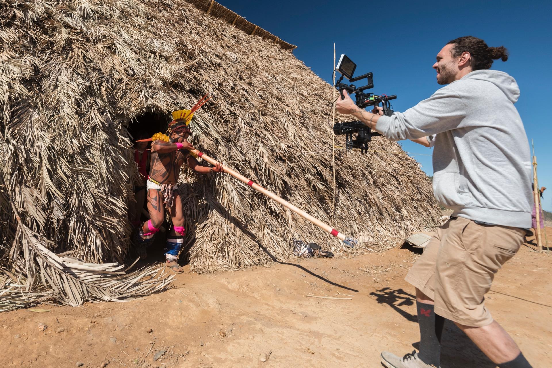 Natiruts durante gravação do videoclipe "Na Positiva" na Chapada dos Veadeiros, em Goiás - André Dib