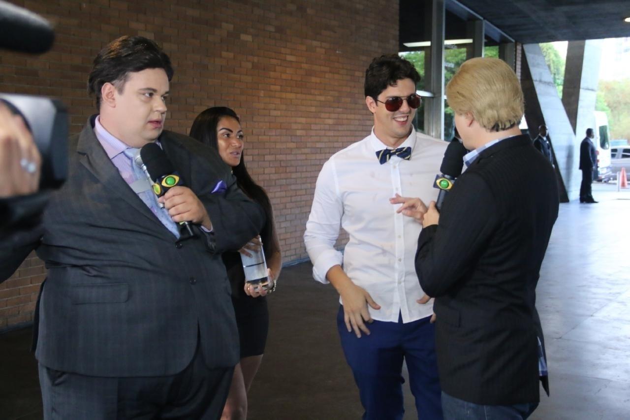 Famosos prestigiam o casamento de Fábio Porchat e Nataly Mega - Agnews/Daniel Pinheiro