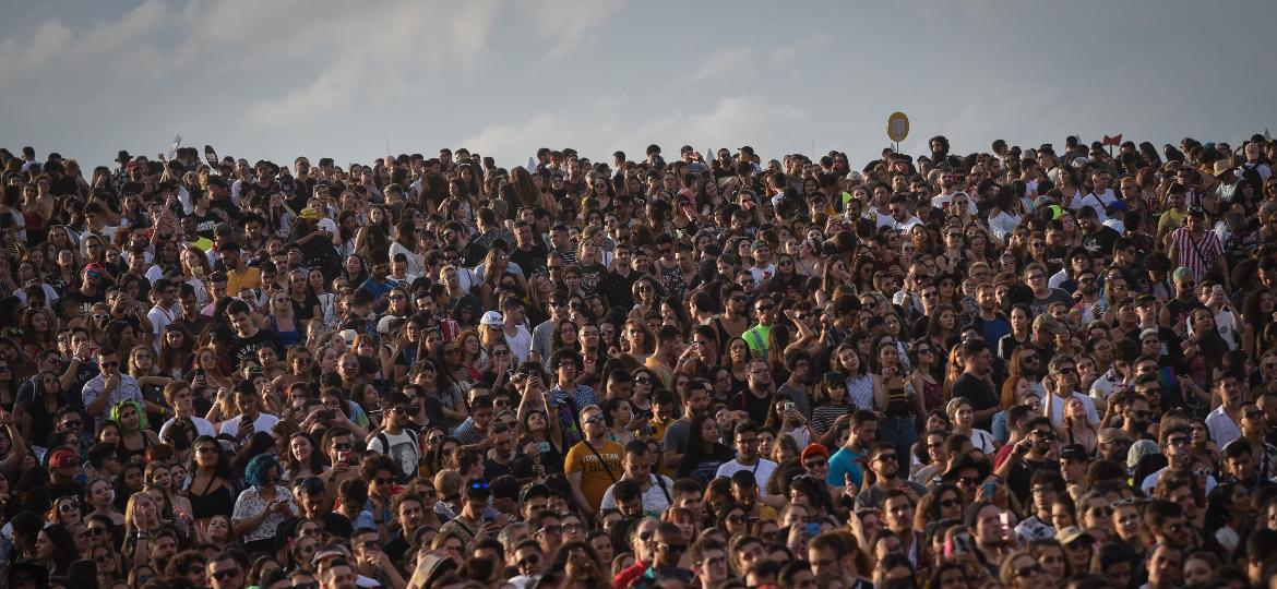 Público do Lollapalooza em 2019, última edição que aconteceu no Brasil antes da pandemia - Flavio Moraes/UOL
