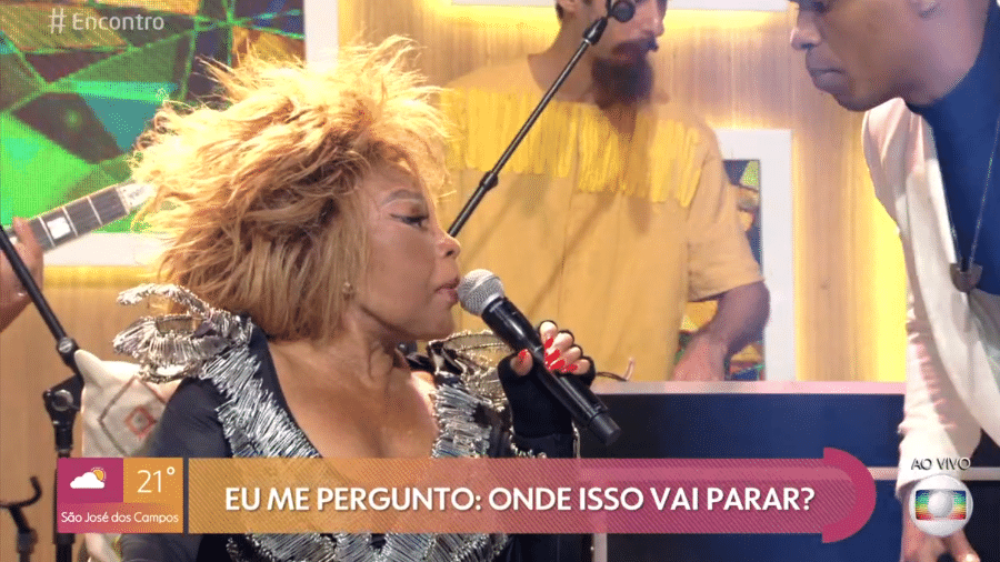 Elza Soares não quis se censurar no Encontro com Fátima Bernardes - Reprodução/Globoplay