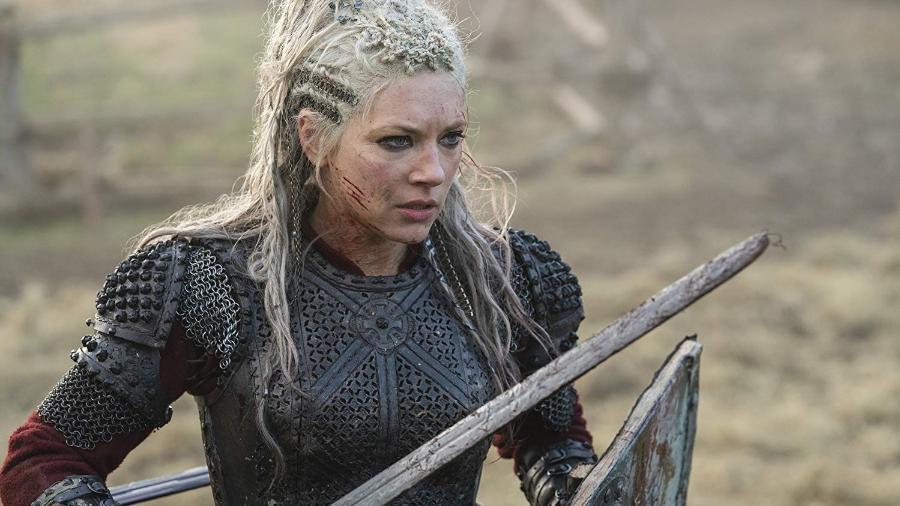 Lagertha (Katheryn Winnick) na sexta temporada de "Vikings" - Divulgação