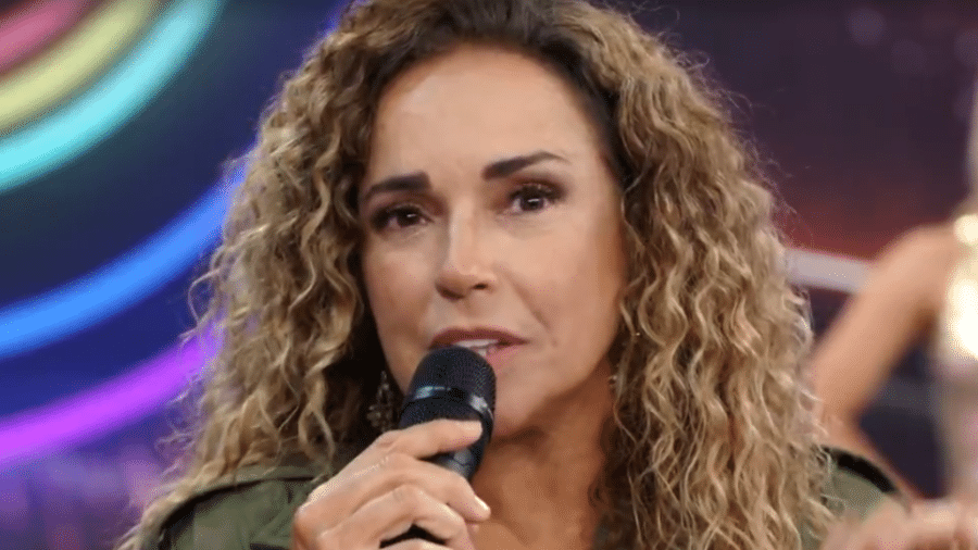 Daniela Mercury no "Domingão do Faustão" - Reprodução / TV Globo