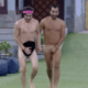 BBB 21: Gilberto e Fiuk pulam nus na piscina - Reprodução/Globoplay