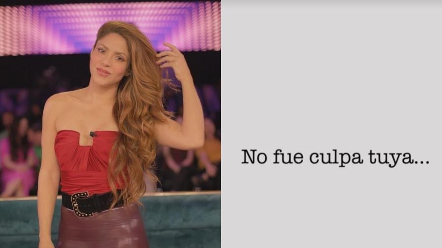 Shakira desabafa com post enigmático nas redes: "Não foi sua culpa" - Reprodução/Instagram