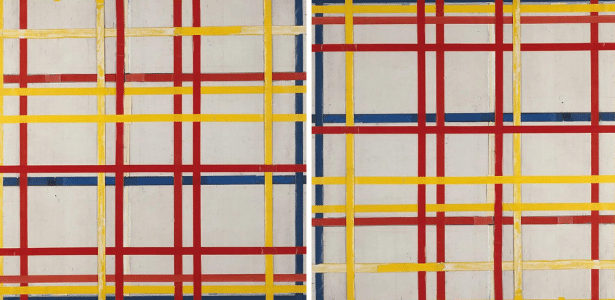 Mondrian: quadro do pintor está de cabeça para baixo há 75 anos