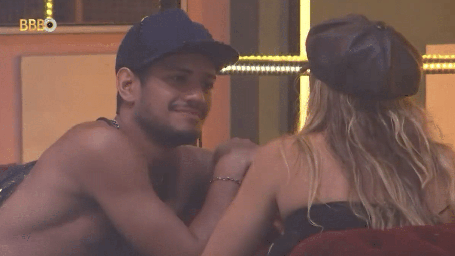 BBB 23: Gabriel Santana se declarou para Bruna Griphao em festa - Reprodução/Globoplay