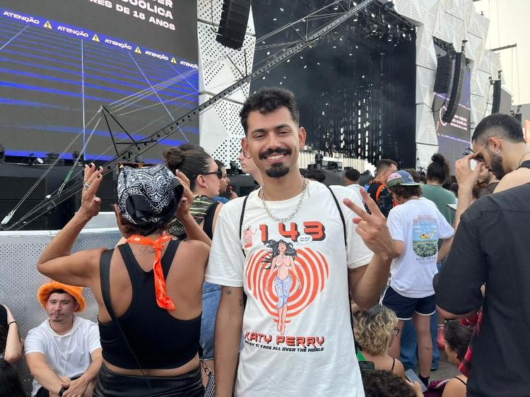 Rock in Rio: Lucas Valadares passou perrengue e danificou tênis para poder assistir Katy Perry