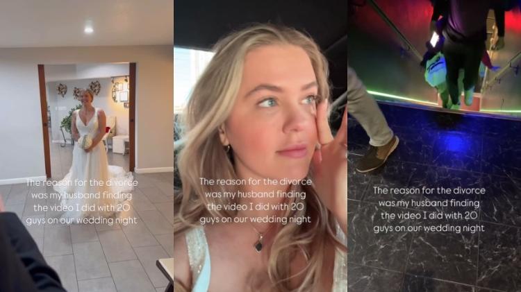Tiffany Wisconsin disse que um vídeo com 20 homens para o OnlyFans causou seu divórcio Tiffany Wisconsin disse que um vídeo com 20 homens para o OnlyFans causou seu divórcio