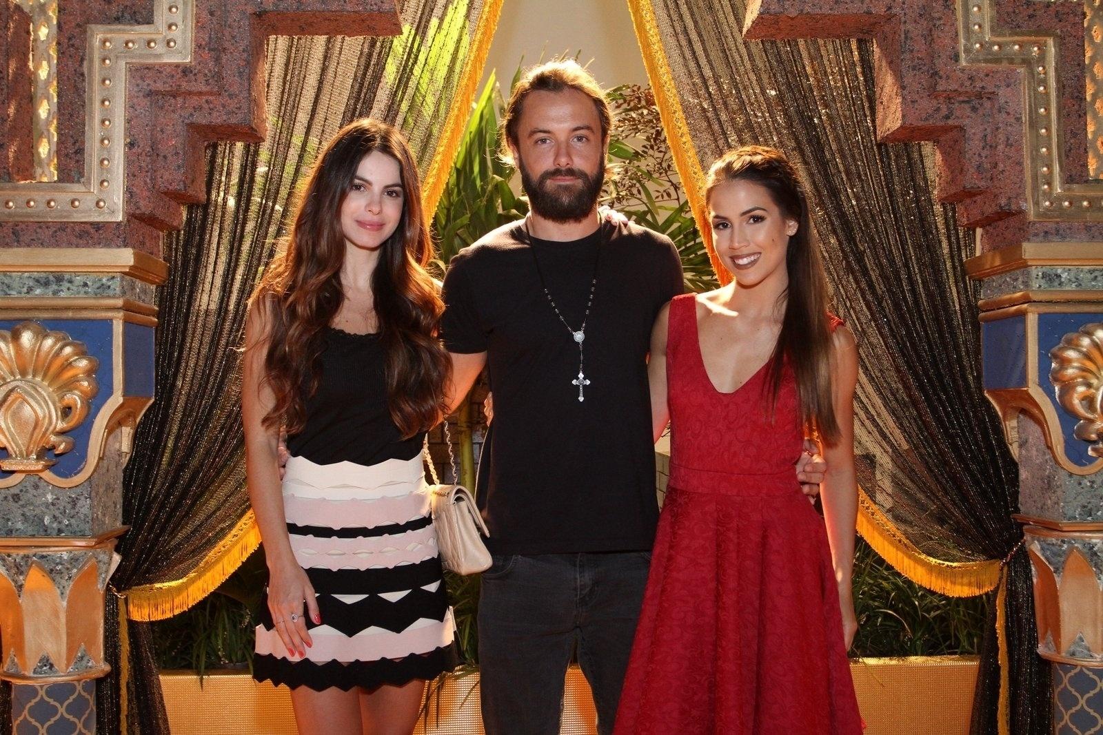 Stephany Brito, Kayky Brito e Pérola Faria no lançamento de "O Rico e Lázaro" no Rio de Janeiro - Thyago Andrade/Brazil News