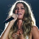 Gisele Bündchen chora durante discurso sobre a preservação da Floresta Amazônica na abertura do Palco Mundo do Rock in Rio 2017 - Marco Antônio Teixeira/UOL