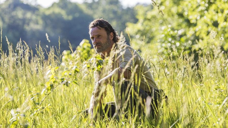 O ator Andrew Lincoln em cena de "The Walking Dead" - Reprodução