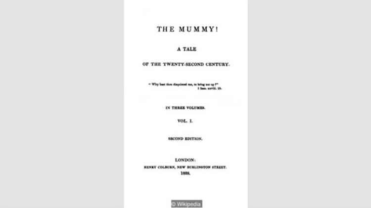 Romance de 1827 de Jane Louden foi o primeiro a explorar ideia de múmia que ressuscita de sarcófago - Wikipédia - Wikipédia
