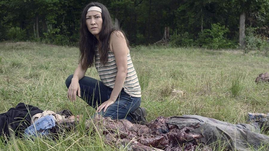 Eleanor Matsuura como Yumiko em "The Walking Dead" - Divulgação/AMC
