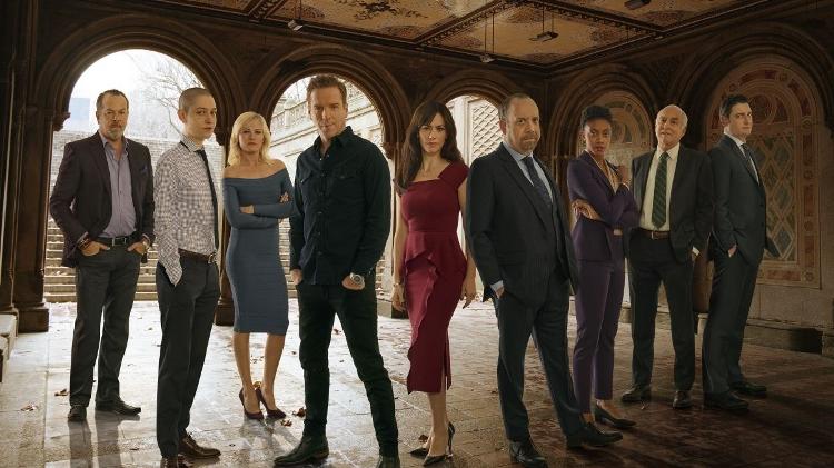 Elenco da série "Billions", que estreou em 2016 no Showtime e, no Brasil, é exibida pela Netflix - Divulgação - Divulgação