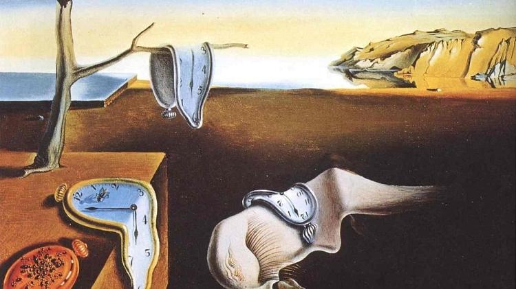 A obra "A Persistência da Memória", criada por Dalí em 1931 - Reprodução - Reprodução