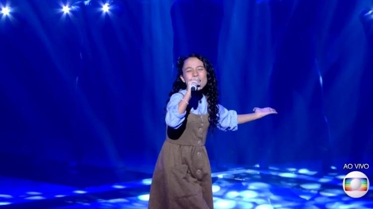 Luiza Barbosa se apresenta na final do "The Voice Brasil Kids" de 2019 - Divulgação - Divulgação