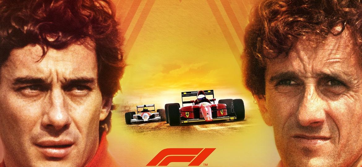 Senna e Prost estão no modo "Lendas" de "F1 2019" - Divulgação